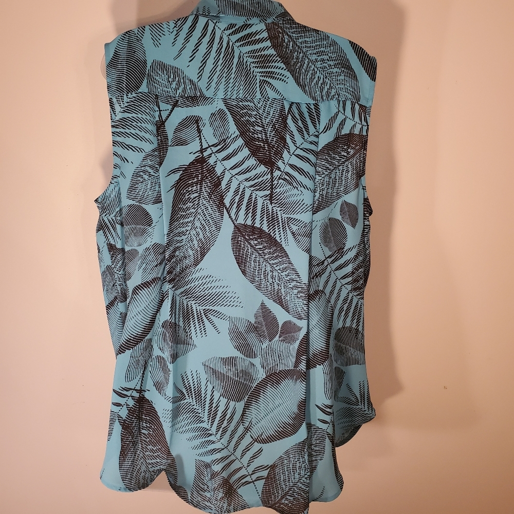 NWT Worthington Womens Sleeveless Blouse Sz XL - Picture 5 of 7